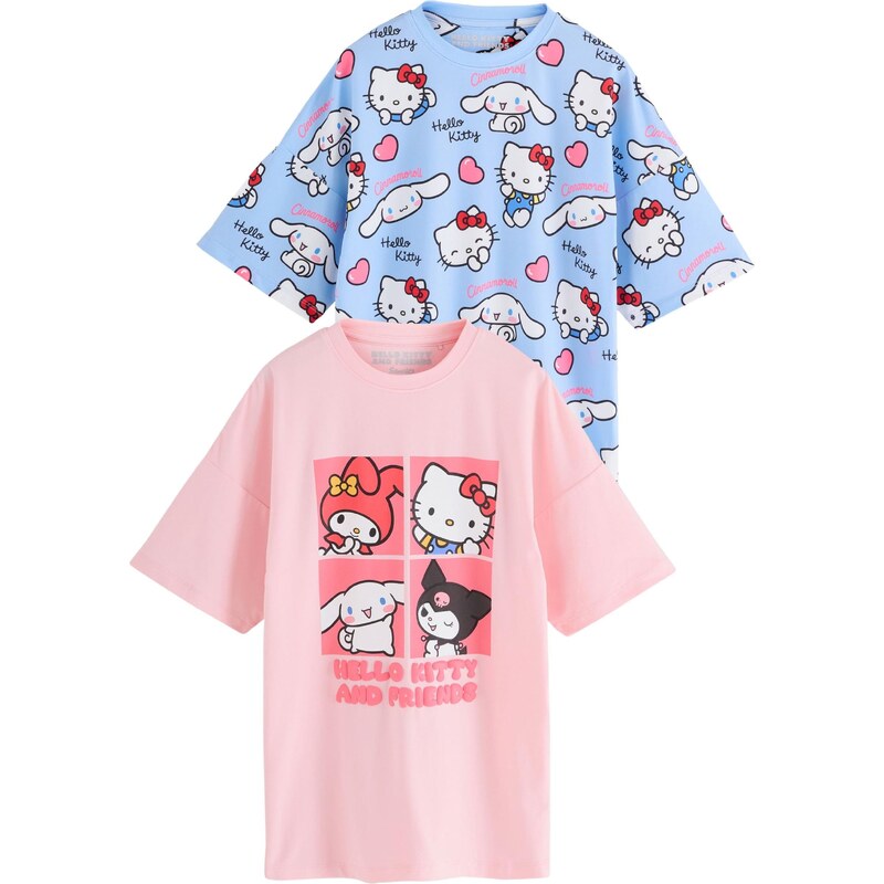 Next Nočná košieľka modrá / zmiešané farby / ružová 65659815