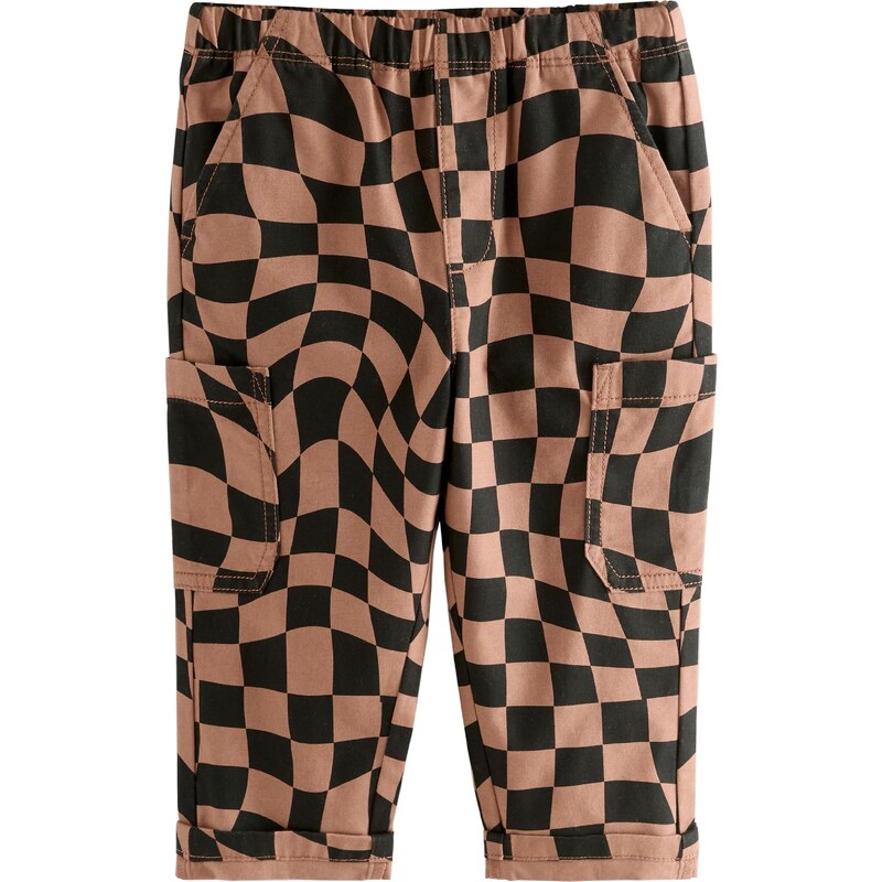 Next Nohavice svetlohnedá / čierna 65881639