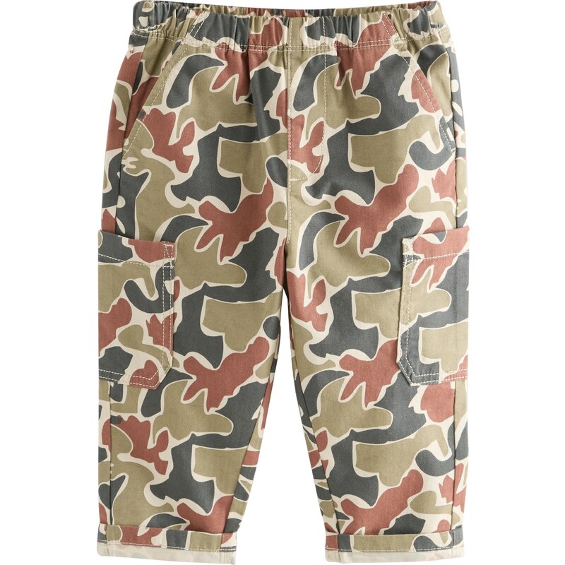 Next Nohavice béžová / hrdzavohnedá / tmavosivá / kaki 65881644