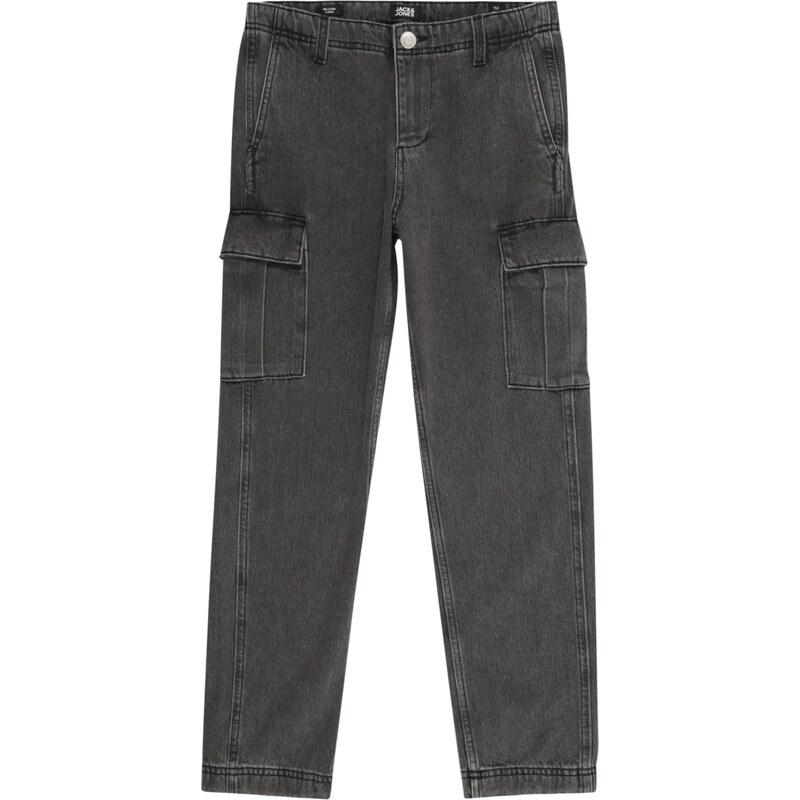 Jack & Jones Junior Džínsy JJICHRIS JJBARKLEY čierny denim 65026203