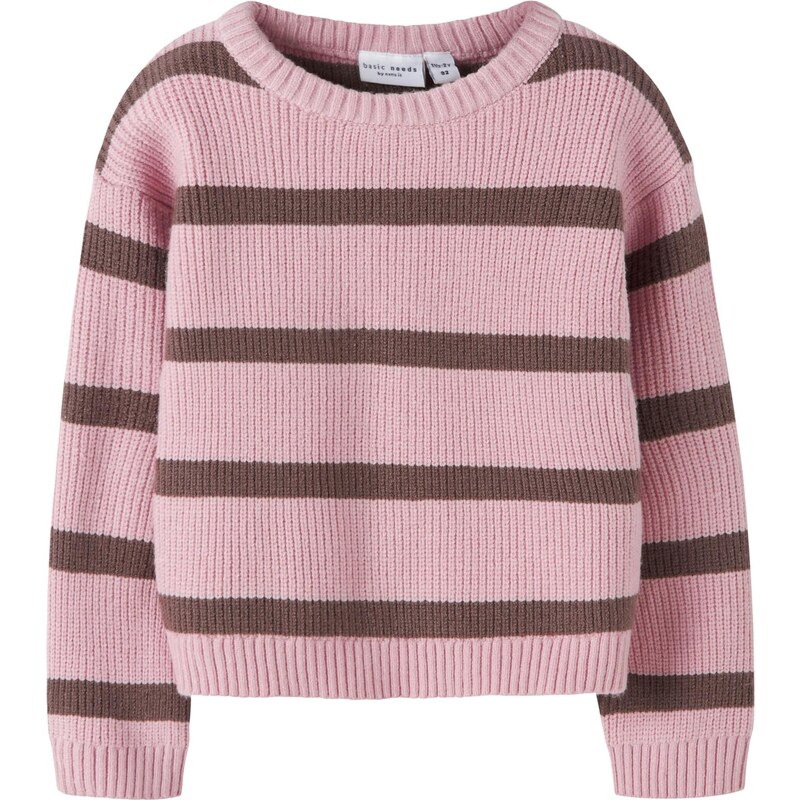 NAME IT Sveter NMFVNILLA svetlofialová / burgundská 65415171