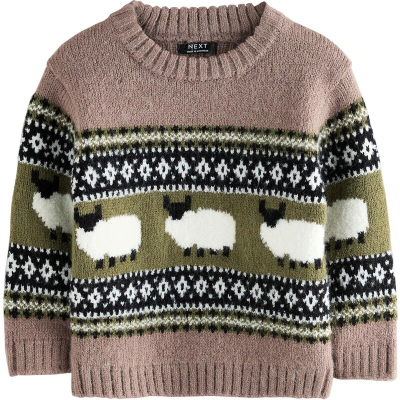 Next Sveter hnedá / zmiešané farby 65884875