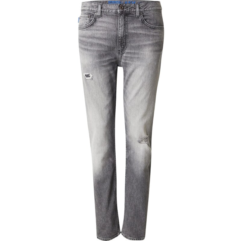 HUGO Džínsy Ash sivý denim 65139169