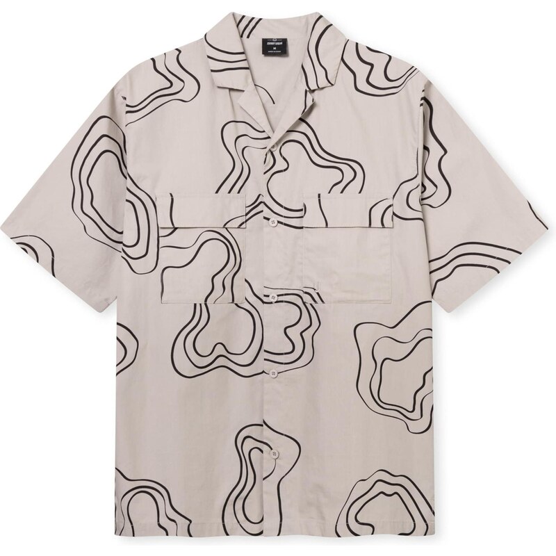 Johnny Urban Košeľa Spencer piesková / čierna 65657233