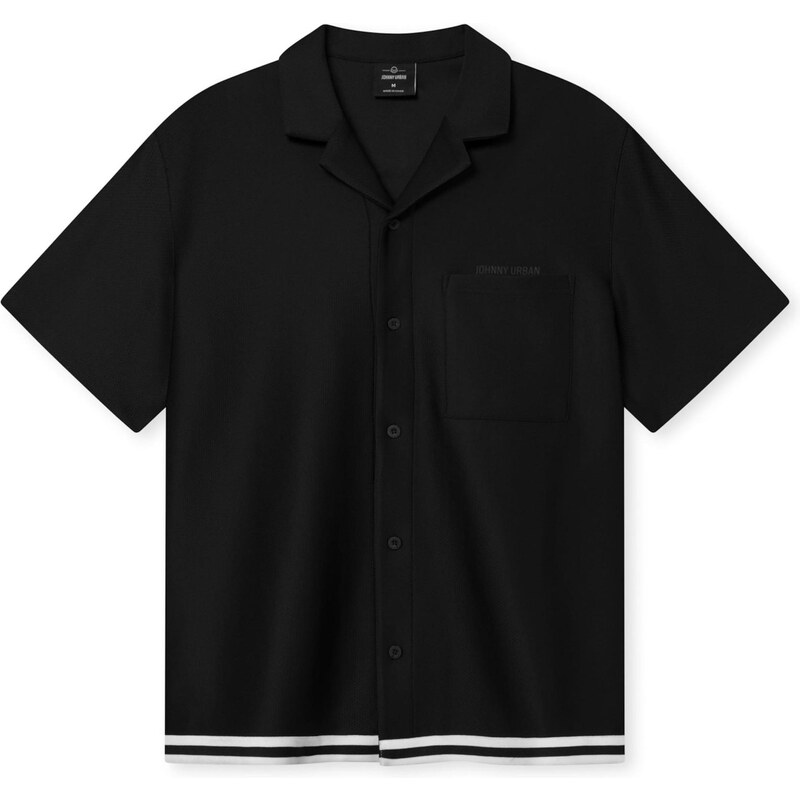 Johnny Urban Košeľa Parker čierna / biela 65657255