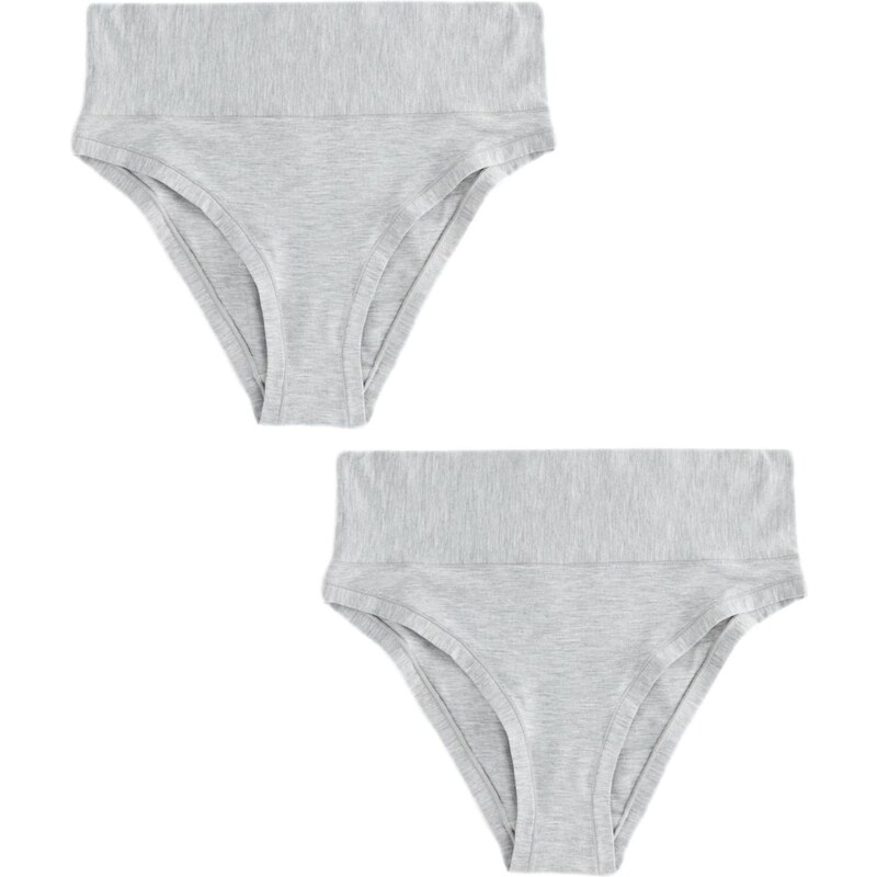 Next Nohavičky Ultimate Comfort sivá melírovaná 65659588