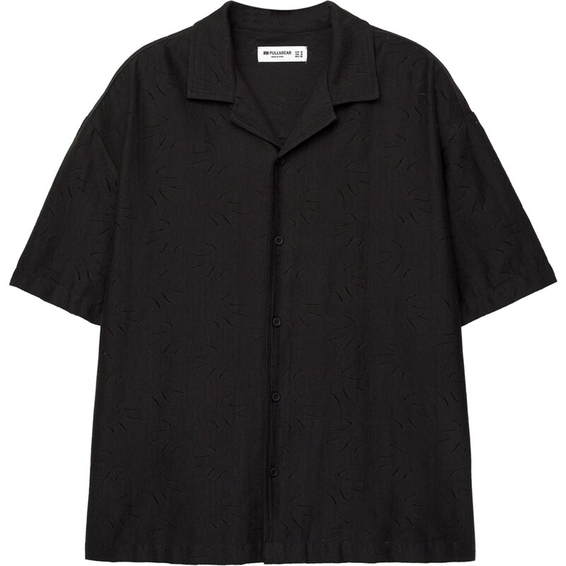 Pull&Bear Košeľa čierna 65887369