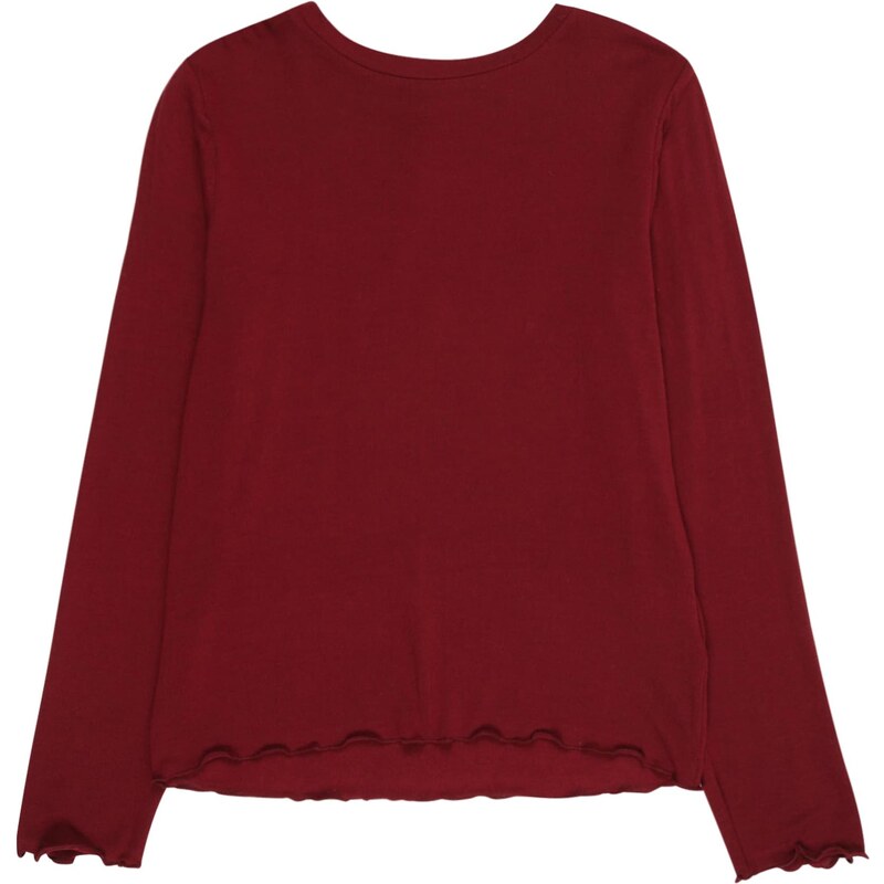 ONLY GIRLS Tričko vínovo červená 65888446