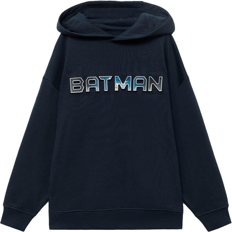 MANGO KIDS Mikina Batboss modrá / námornícka modrá / tmavosivá / biela 65558969