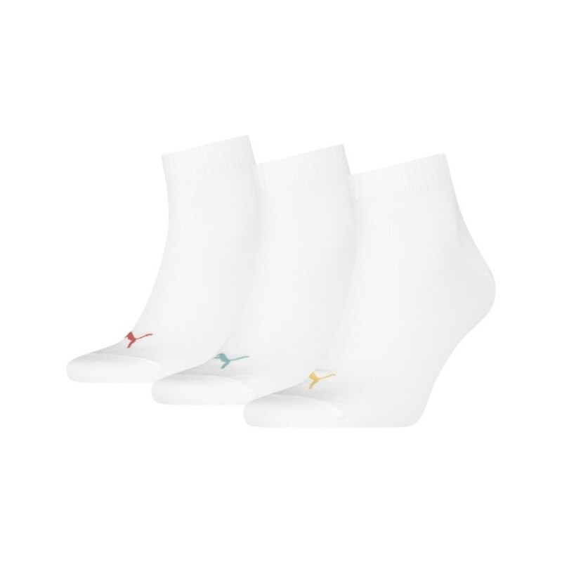 Puma unisex quarter plain 3p white combo 65025083