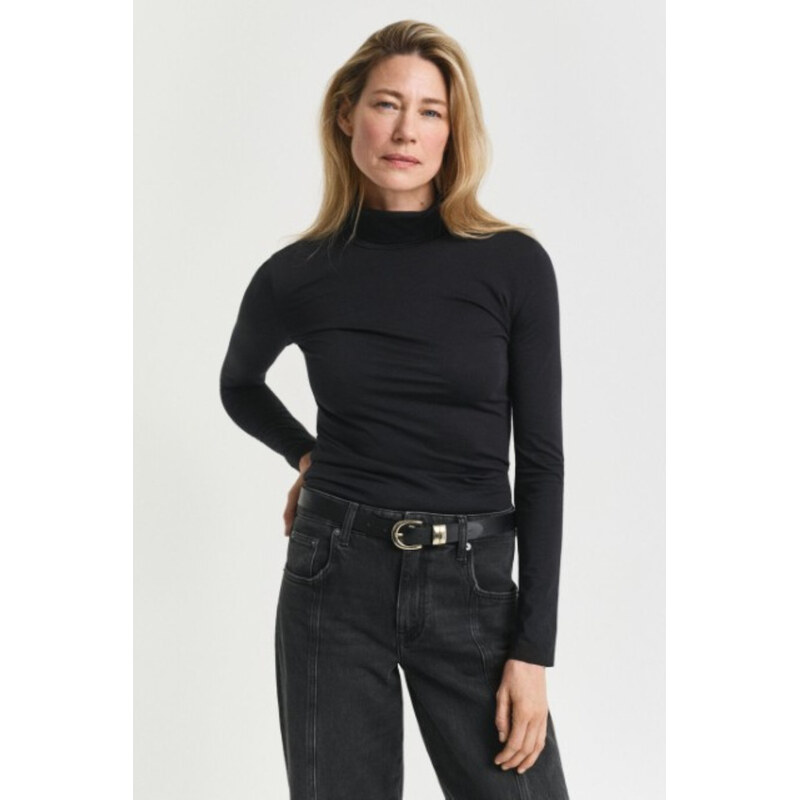 ROLÁK GANT LIGHT COTTON LS TURTLENECK BLACK 64944397