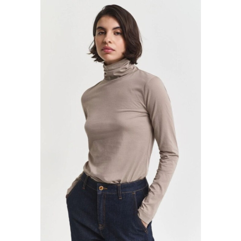 ROLÁK GANT LIGHT COTTON LS TURTLENECK TAUPE BEIGE 64944400