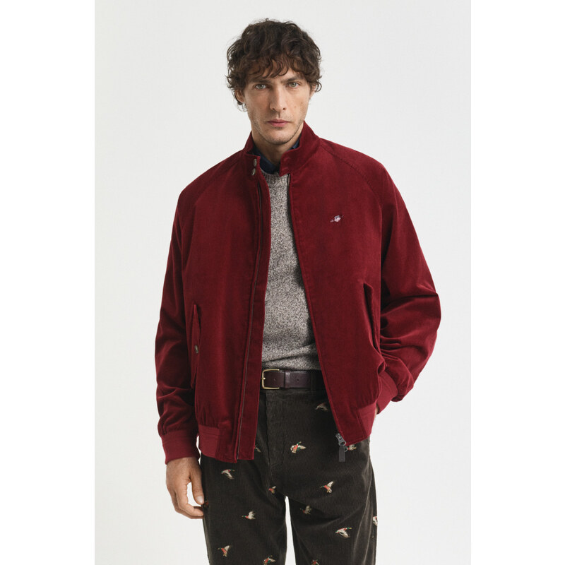 BUNDA GANT CORD HARRINGTON JACKET PLUMPED RED 65451044