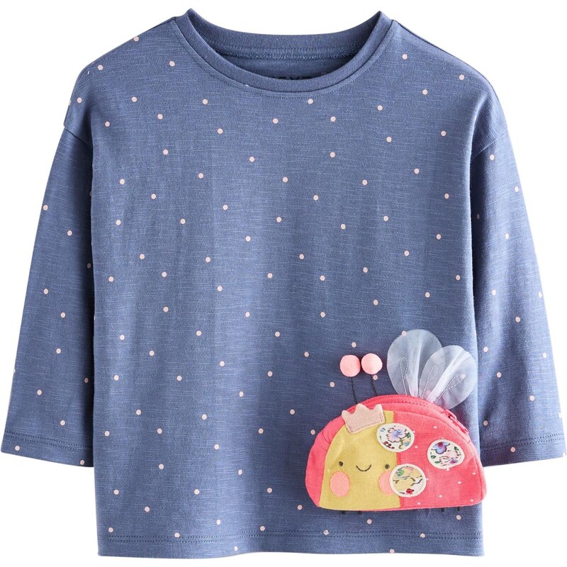 Next Tričko modrá / žltá / oranžová / biela 65882685