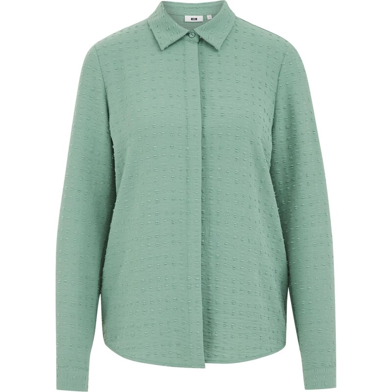 WE Fashion Blúzka pastelovo zelená 65884081