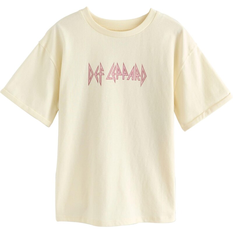 Next Tričko Def Leopard nebielená / kráľovská modrá / svetlomodrá / 65885229