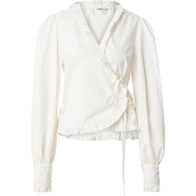 Harper & Yve Blúzka nebielená / vínovo červená 66008869