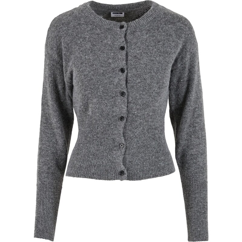 Noisy may Kardigán NMNola sivá melírovaná 65659404