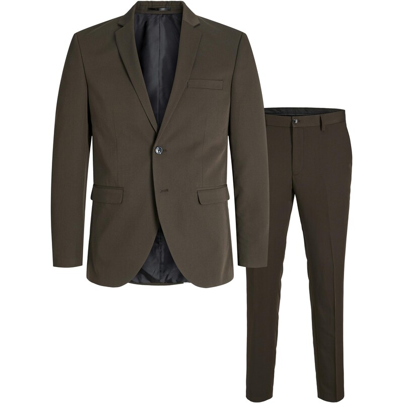JACK & JONES Oblek JPRFranco tmavohnedá 65035620