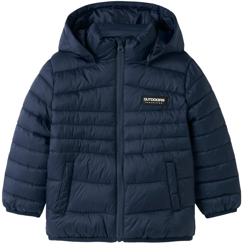 NAME IT Prechodná bunda NMMMarble námornícka modrá 65559009