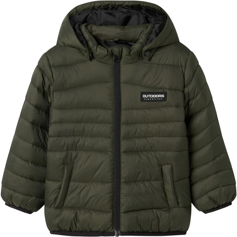 NAME IT Prechodná bunda NMMMarble olivová 65658891