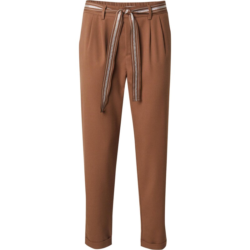 ONLY Plisované nohavice ONLRITA hnedá 65888565