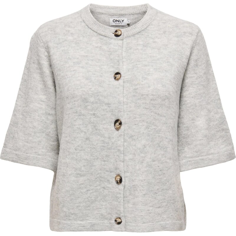 ONLY Kardigán ONLCamilla sivá melírovaná 65888349