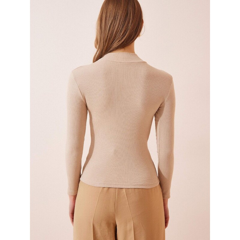 Happiness İstanbul Tričko krémová / biela