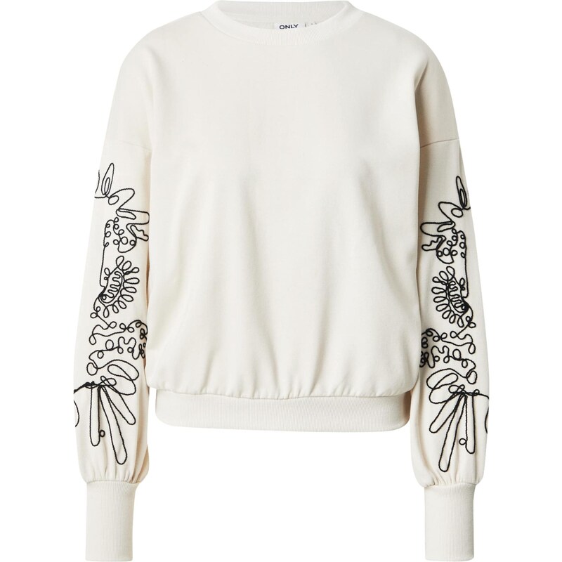 ONLY Mikina ONLBrooke béžová / čierna 65887978