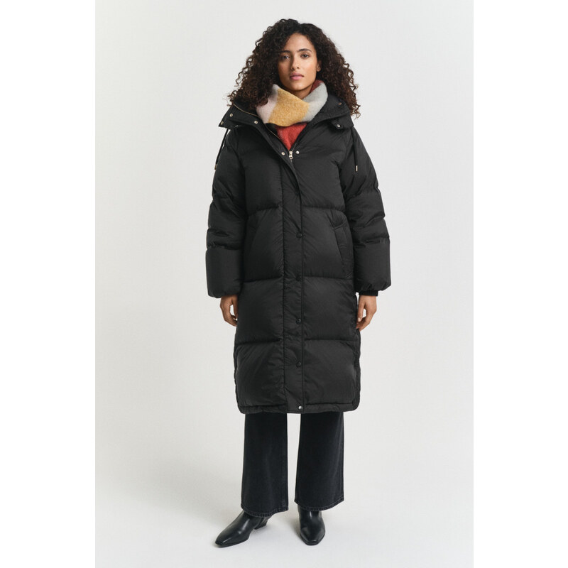 KABÁT GANT FULL LENGTH DOWN COAT BLACK 65451054