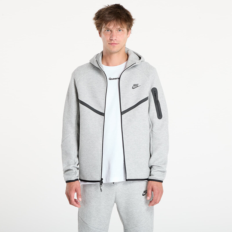 Mikina Nike Tech Mens Fleece Windrunner Full-Zip Jacket Dk Grey 65044229