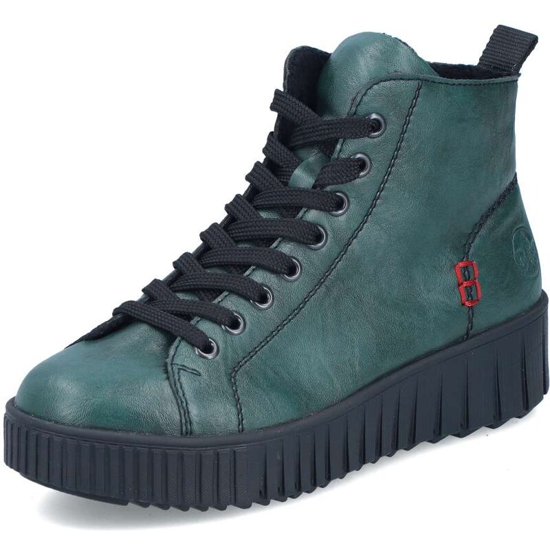 Dámska členková obuv RIEKER Y6121-54 zelená W5 65045064