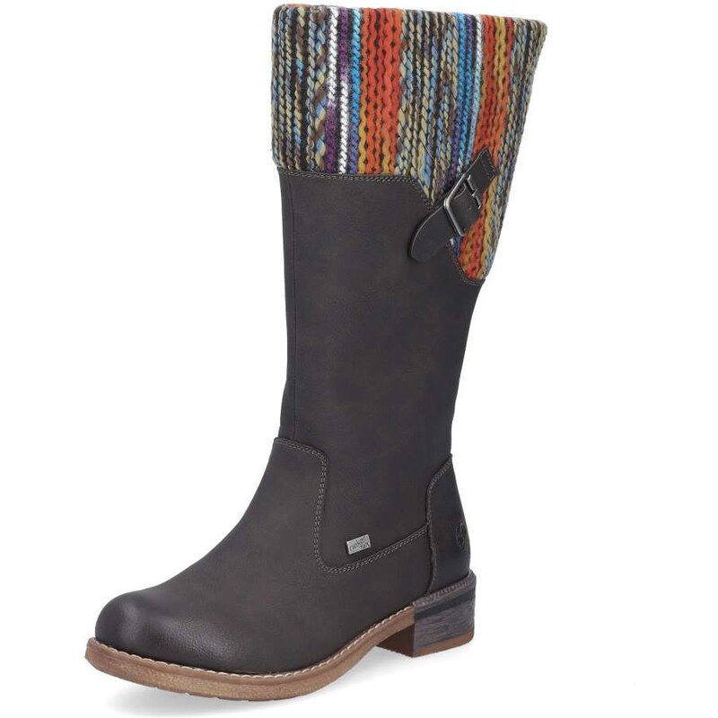 Dámske čižmy RIEKER 94692-25 hnedá W5 65045067