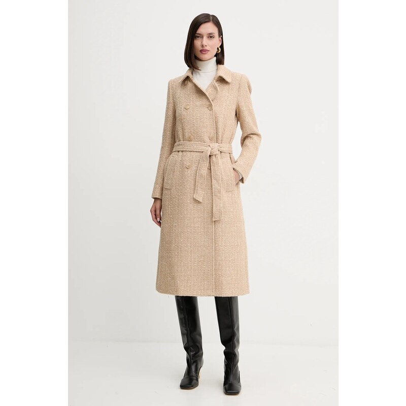 Vlnený kabát Twinset 65051841