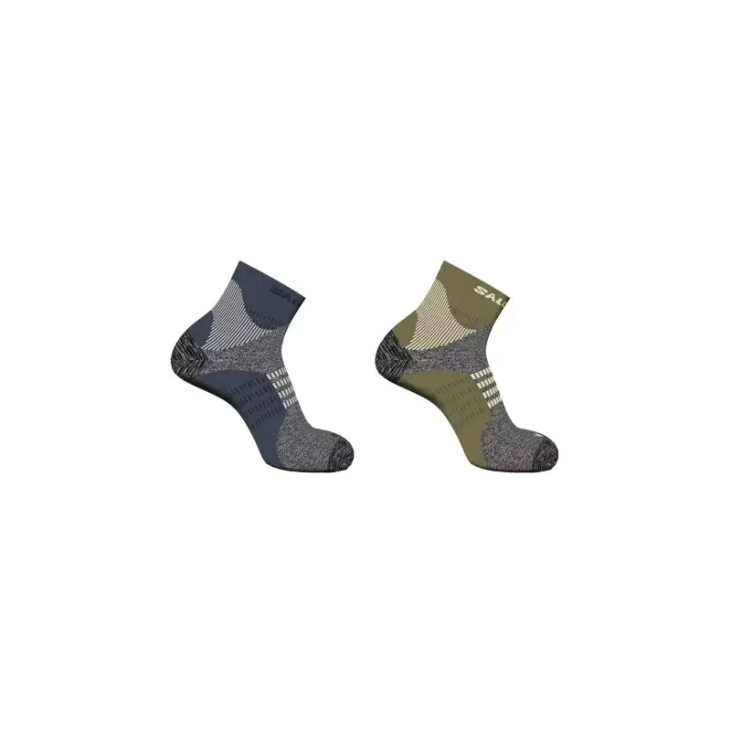 E-shop Salomon X Ultra Access Quarter ponožky gothic olive/grisaille