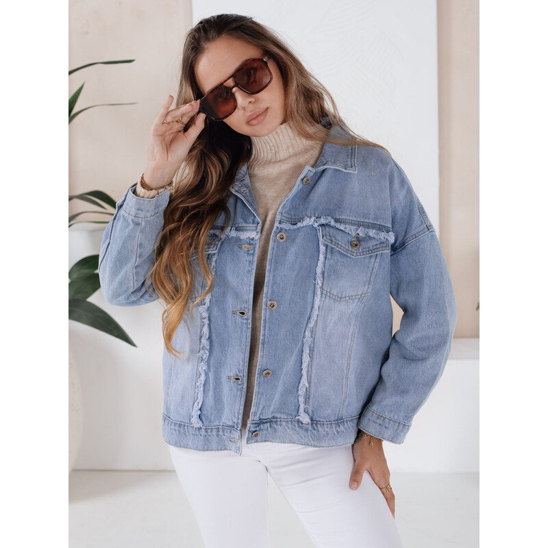 DStreet Dámska rifľová bunda DENZARIA modrá 65047460