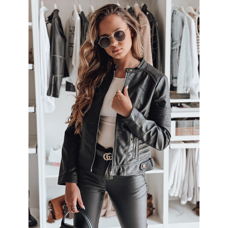 DStreet Dámska kožená bunda ROCKMISS 65047465