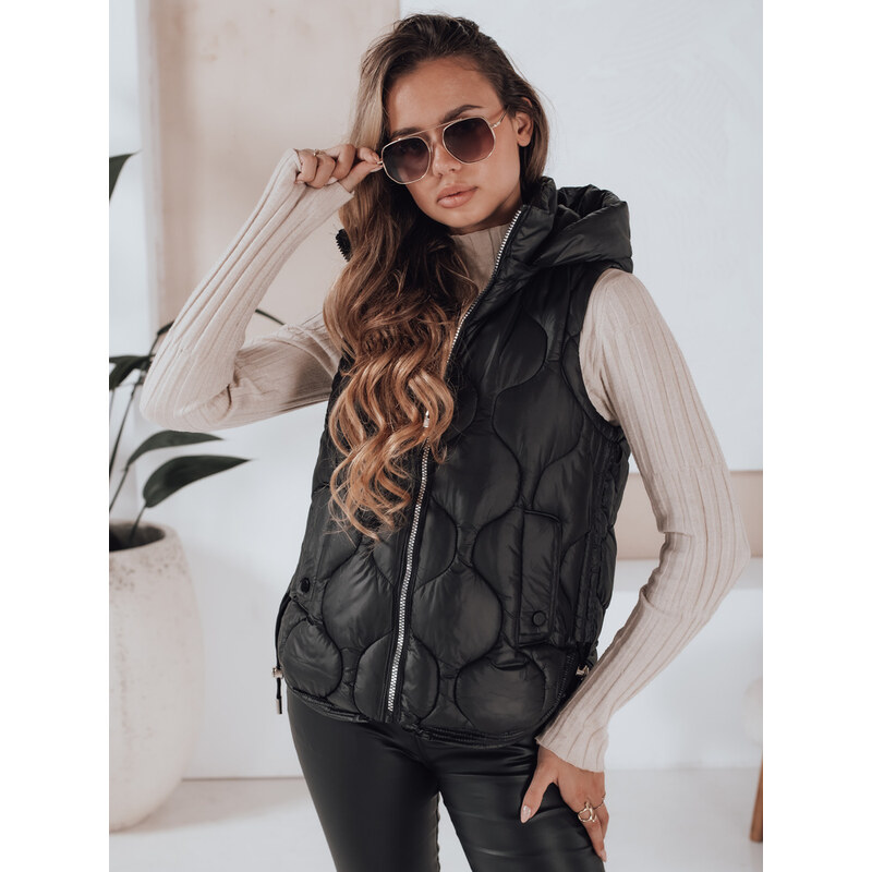 Dámska prešívaná vesta s kapucňou MISSVEST Dstreet TY5017 65727419