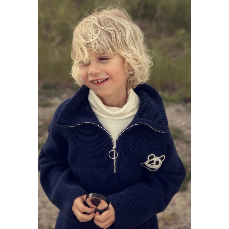 Detský bavlnený sveter Mini Rodini Panda 65048474