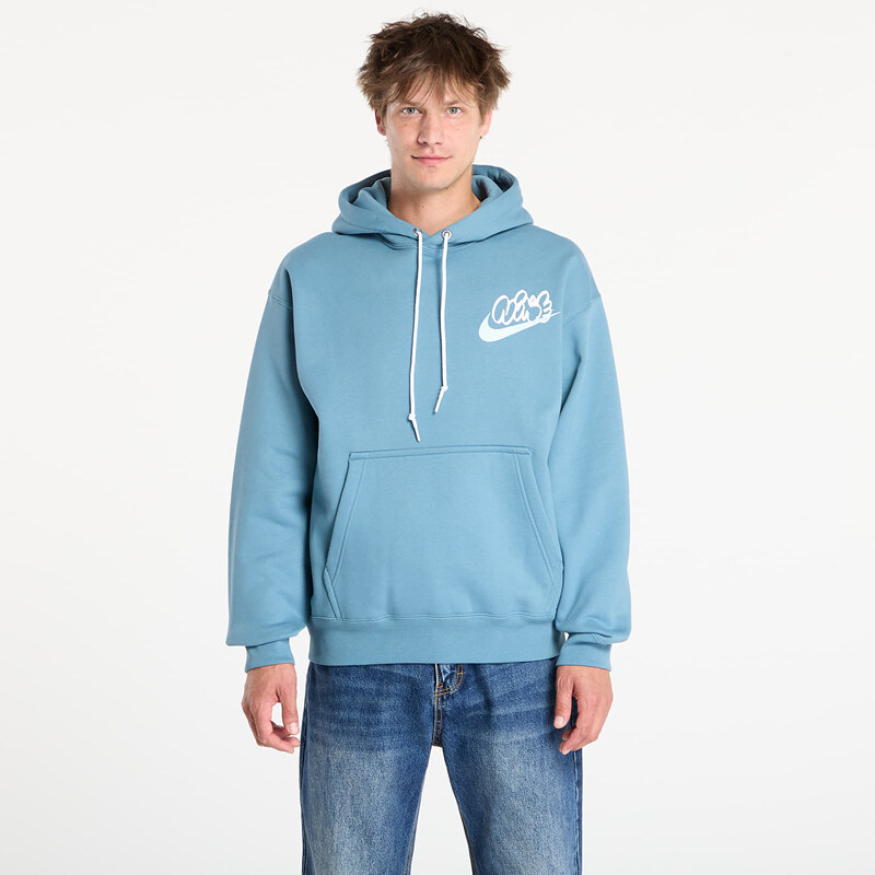 Mikina Nike Solo Swoosh Mens Fleece Hoodie Smokey Blue M 65048658