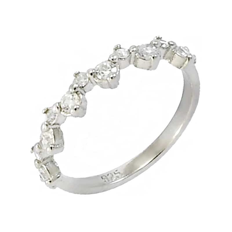 Strieborný prsteň Glare 977 65048902