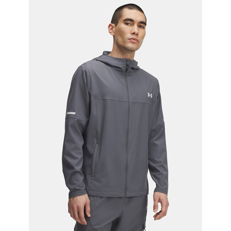 Mens jacket Under Armour UA Tech Utility Woven Jckt-GRY - Mens 65233088