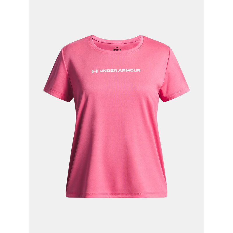 E-shop Girls T-shirt Under Armour Tech Wordmark Graphic SS-PNK - Girls