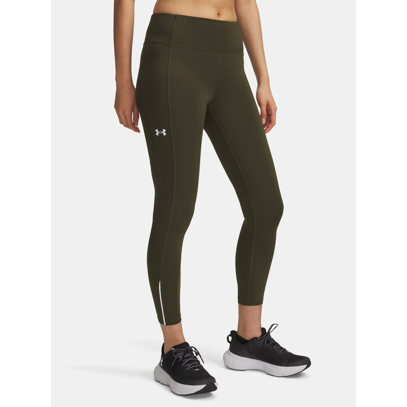 Womens leggings Under Armour UA Launch Ankle Tights-GRN - Womens 65233151