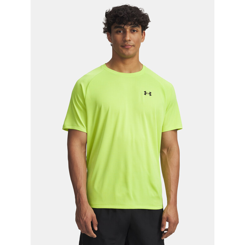 Mens T-shirt Under Armour UA Tech Textured SS-GRN - Men 64778651