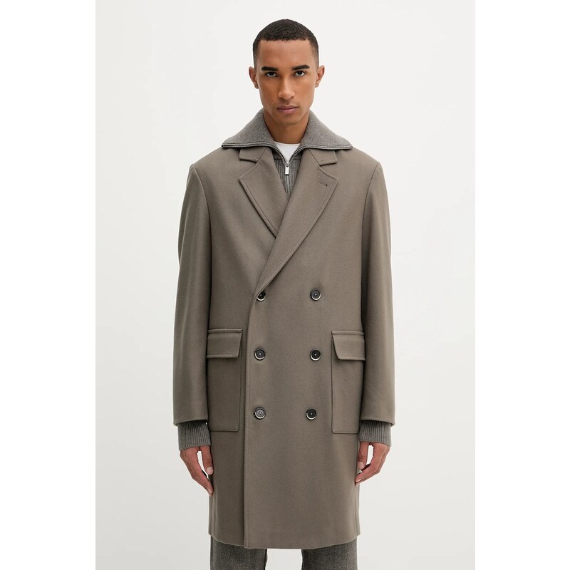 Vlnený kabát BARENA VENEZIA Capospalla Gazabin 65051066