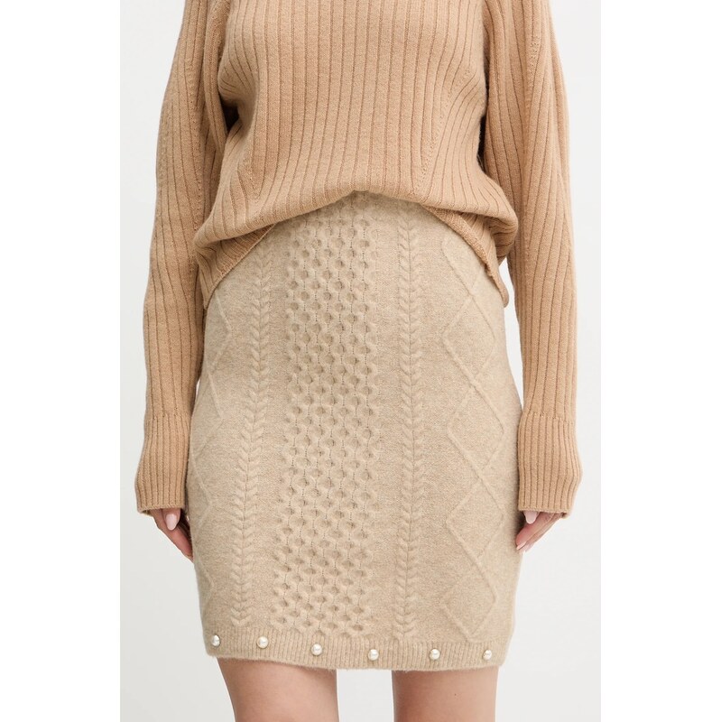 Sukňa s prímesou vlny Twinset 65051851