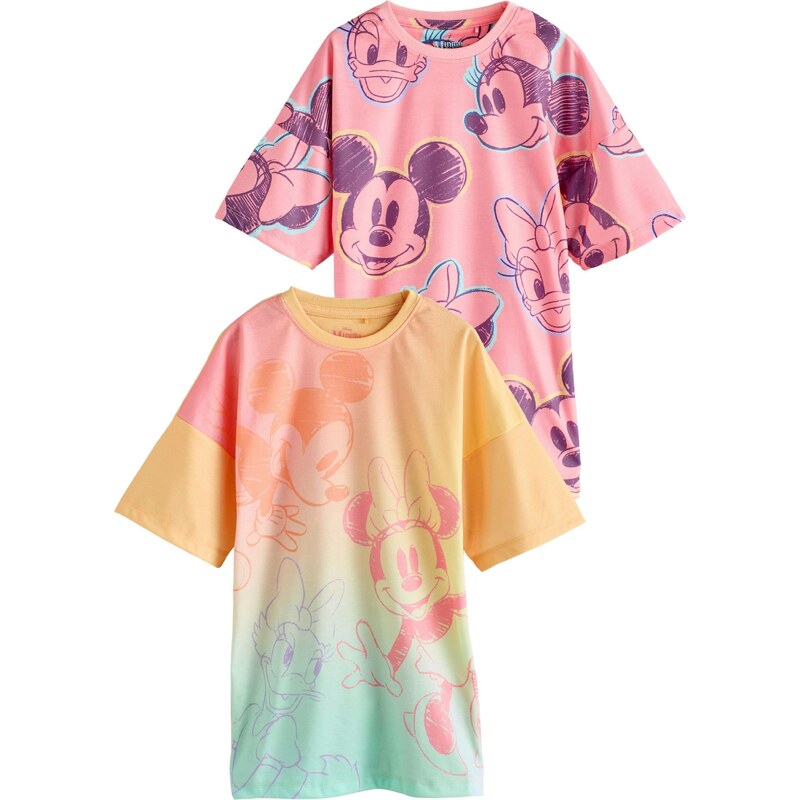 Next Nočná košieľka Minnie Mouse mätová / černicová / marhuľová / 65659517