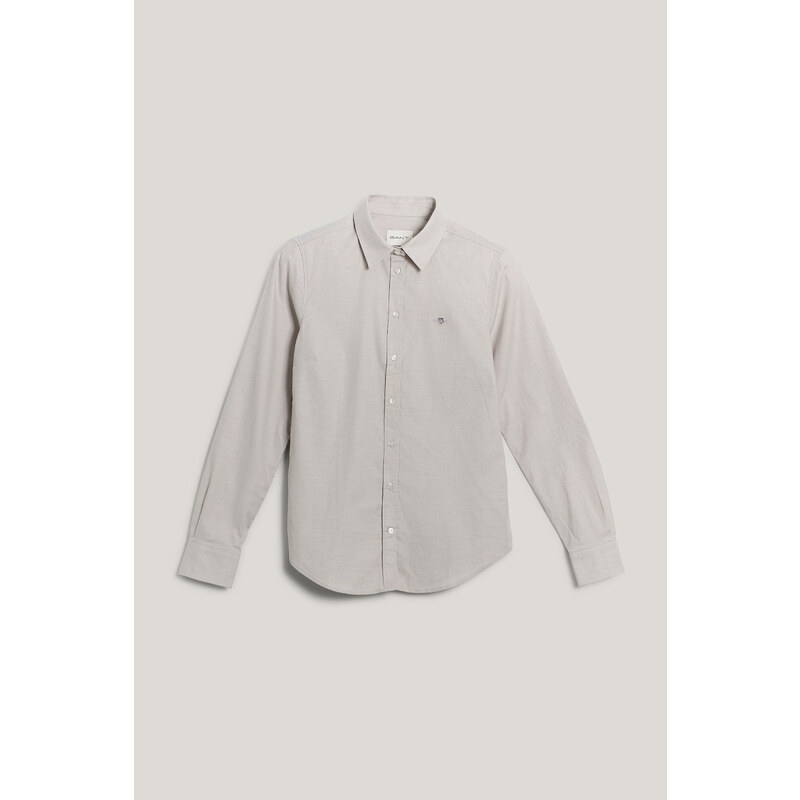 KOŠEĽA GANT SLIM STRETCH OXFORD SHIRT CONCRETE BEIGE 65051949
