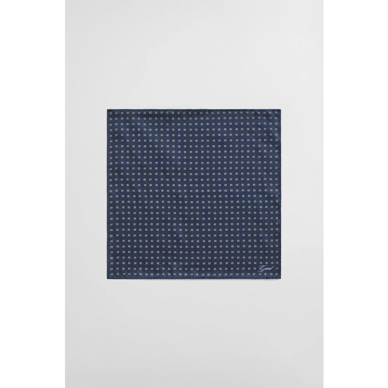 VRECKOVKA GANT FOULARD PRINT POCKET SQUARE MARINE 65051967